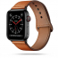 Pasek Leatherfit do Apple Watch 3 / 4 / 5 / 6 / SE (42/44mm) brązowy