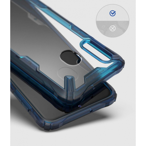 Etui Ringke Fusion-X do Samsung Galaxy A30 niebieski