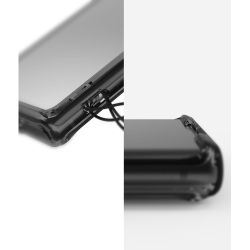 Etui z ramką Ringke Fusion do Samsung Galaxy Note 10 Plus szare