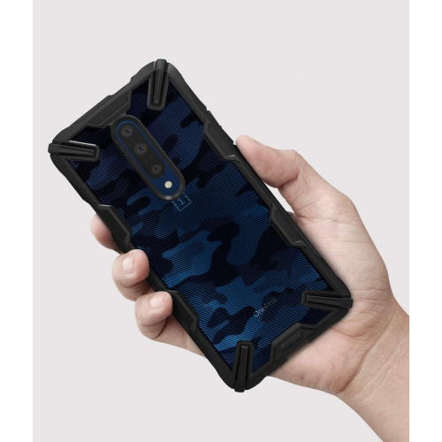 Pancerne etui Ringke Fusion X Moro do OnePlus 7 Pro czarne