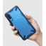 Pancerne etui Ringke Fusion X do Samsung Galaxy A70 niebieskie
