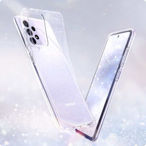 Etui Spigen Liquid Crystal Glitter do Samsung Galaxy A52 / A52 5G / A52s przezroczyste z brokatem
