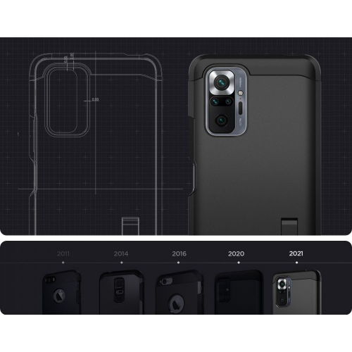 Etui Spigen Tough Armor do Xiaomi Redmi Note 10 Pro czarne