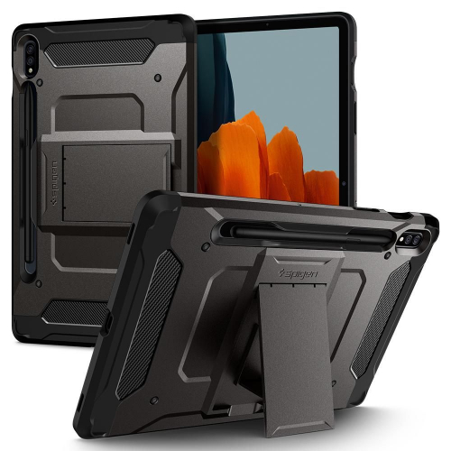 Etui Spigen Tough Armor „Pro” do Samsung Galaxy Tab S7 11 / S8 11 gunmetal