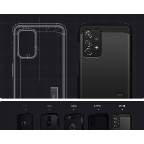 Etui Spigen Tough Armor do Samsung Galaxy A52 / A52 5G / A52s czarny