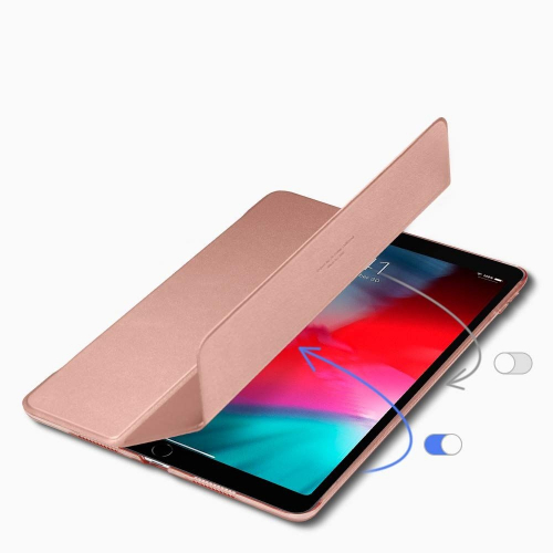 Etui Spigen Smart Fold do Apple iPad Air 3 2019 różowe złoto