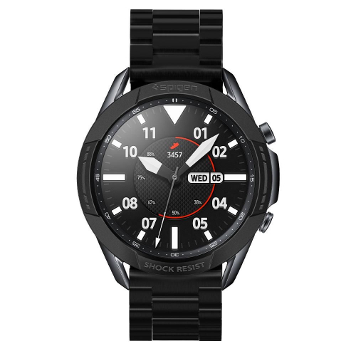 Nakładka Spigen Chrono Shield do Samsung Galaxy Watch 3 45mm czarna