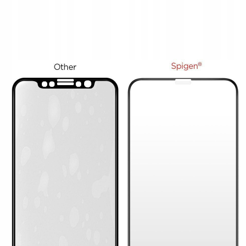 Szkło hartowane do etui Spigen Glas.tr Slim Full Cover do Apple iPhone 11 / Xr czarne