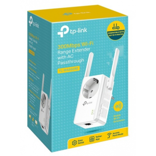 Wzmacniacz sygnału WiFi TP-Link TL-WA860RE repeater z gniazdem elektrycznym