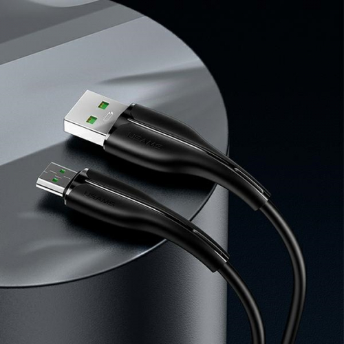 Kabel USAMS U38 microUSB 4A Fast Charge for OPPO 1m czarny