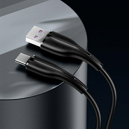 Kabel USAMS U38 USB-C 5A Fast Charge for OPPO/HUAWEI 1m biały