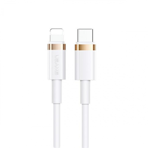 Kabel USAMS U63 USB-C do Lightning do iPhone'a PD 20W 1,2m biały