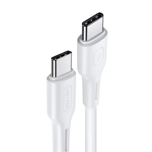 Kabel USAMS USB-C / USB-C PD 100W FC 5A 1.2m biały