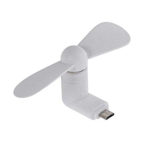 USAMS wiatraczek micro USB biały