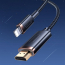 USAMS U70 Kabel pleciony Lightning do HDMI 2m czarny